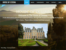 Tablet Screenshot of houseofcessna.com